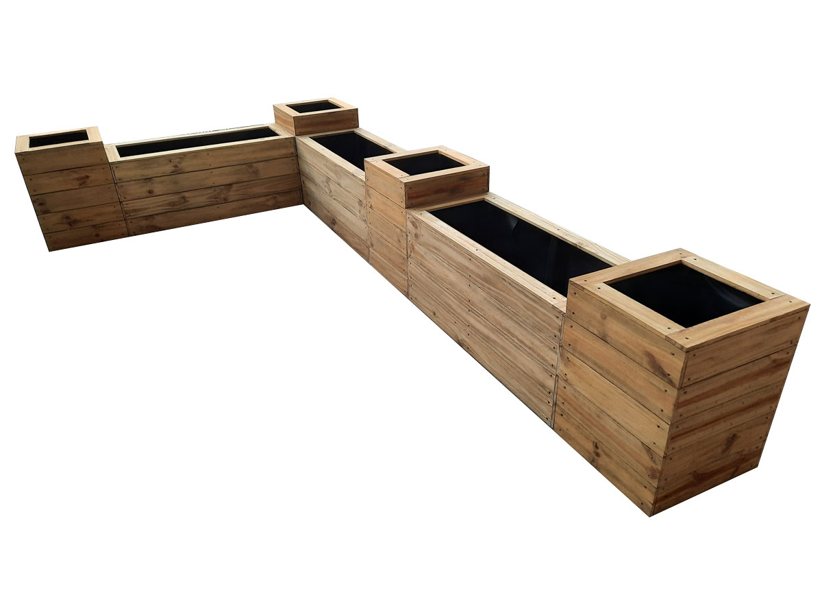 Modular Planter Boxes - Solid Sustainability